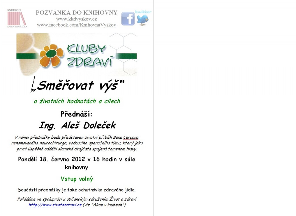 „Směřovat výš“ o životních hodnotách a cílech „Směřovat výš“ o životních hodnotách a cílech